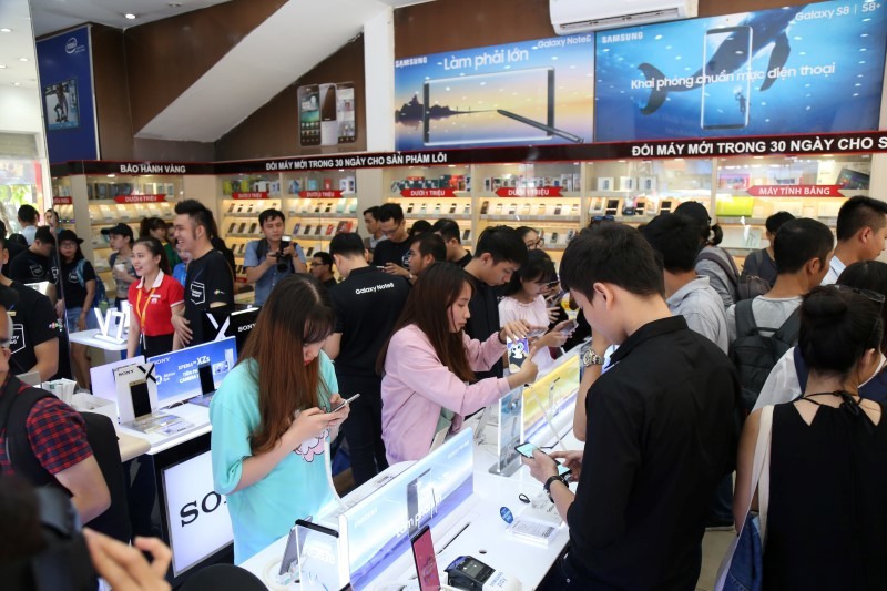 Galaxy Note8 mở bán tại Việt Nam với doanh số kỷ lục