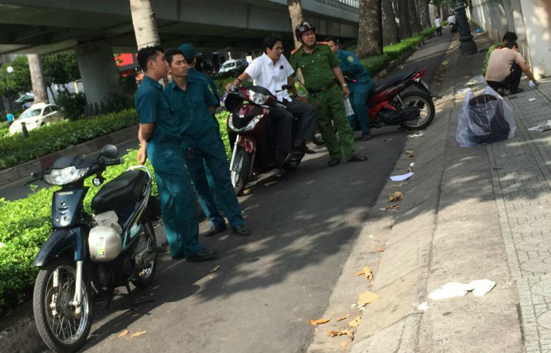 Một người bị đâm chết trên đường phố Sài Gòn