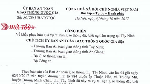 Xe khách đấu đầu 6 người chết: Phó Thủ tướng chỉ đạo điều tra làm rõ