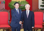 Tổng bí thư Nguyễn Phú Trọng tiếp Thủ tướng Lào Thongloun Sisoulith