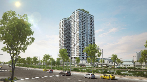 Riverside Garden cất nóc vượt tiến độ