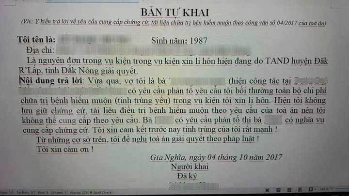 Vợ 'bắt đền' chồng hơn 200 triệu đồng vì tinh trùng yếu