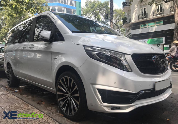 ‘Mãn nhãn’ với minivan Mercedes-Benz độ ‘khủng’ của đại gia Minh nhựa