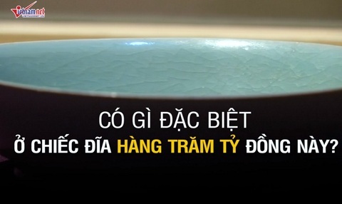 Bí mật phía sau chiếc đĩa trị giá gần 900 tỷ đồng