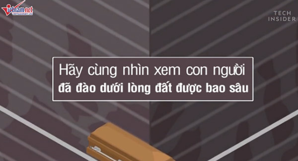 Con người đi vào tâm trái đất được bao xa?