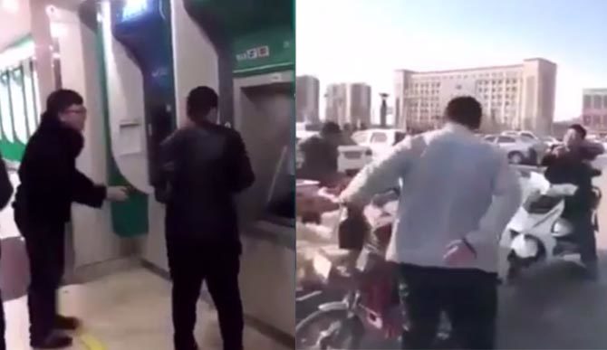 Dàn cảnh cướp đồ ngày trên phố