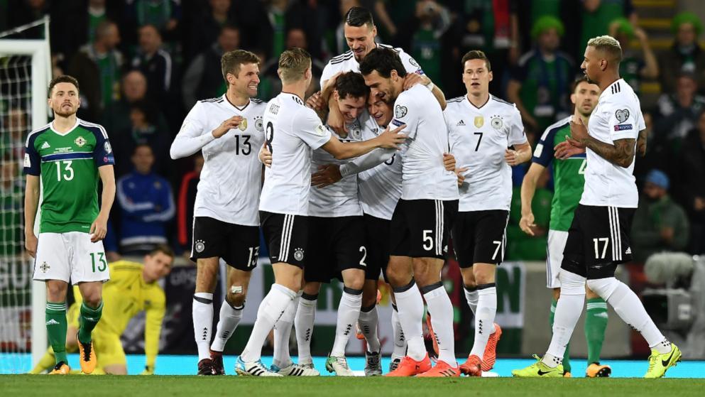 Đức thắng trận thứ 9 liên tiếp ở vòng loại World Cup 2018