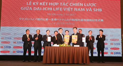 Dai-ichi Life VN bắt tay SHB phân phối bảo hiểm nhân thọ