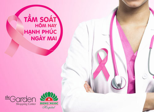 350 gói tầm soát ung thư vú miễn phí ở The Garden