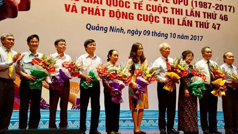 30 năm Việt Nam tham gia cuộc thi viết thư quốc tế UPU