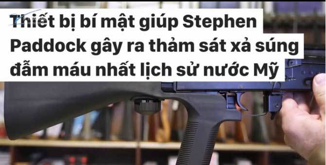 Thiết bị bí mật gây ra vụ xả súng Las Vegas