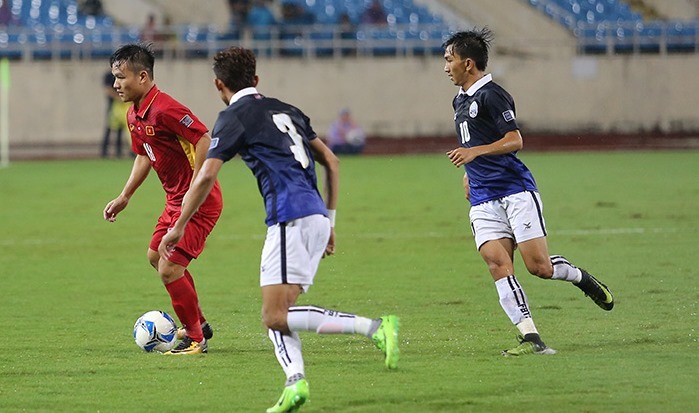 Việt Nam 1-0 Campuchia: Đinh Thanh Trung mở tỷ số