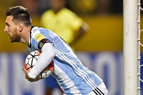 Ecuador 1-1 Argentina: Messi gỡ hòa