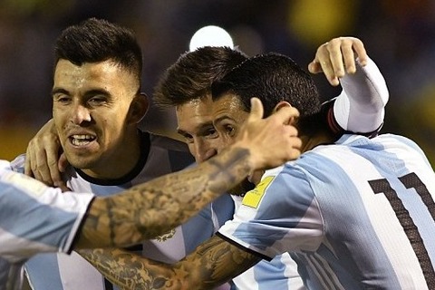 Ecuador 1-3 Argentina