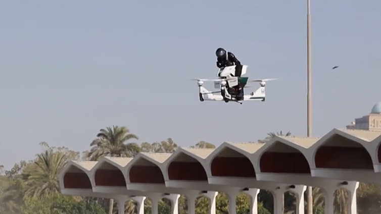 Tiết lộ xe máy có thể bay của cảnh sát Dubai