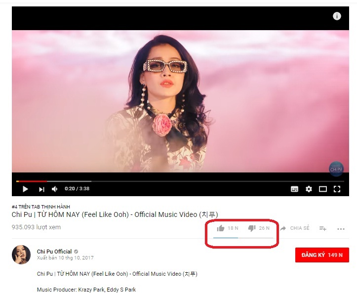 MV nhận 26.000 'dislike', fan chê bai Chi Pu không hợp làm ca sĩ