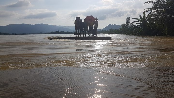 Vỡ đê ở Chương Mỹ