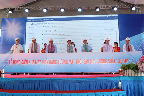 Tập đoàn Sao Mai xây nhà máy phát điện mặt trời
