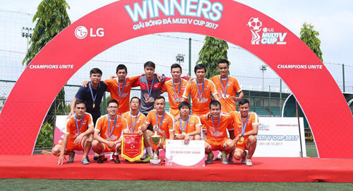 LG MultiV Cup 2017: giải bóng phong trào, tổ chức chuyên nghiệp