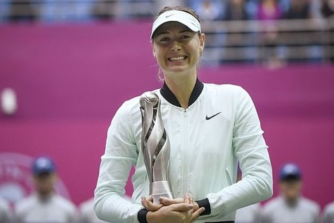 Sharapova giành danh hiệu đầu tiên sau cú sốc doping