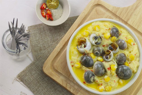 cách làm Ốc mỡ sốt phô mai