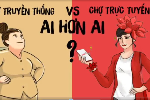 Chợ truyền thống và chợ trực tuyến khác nhau như thế nào?