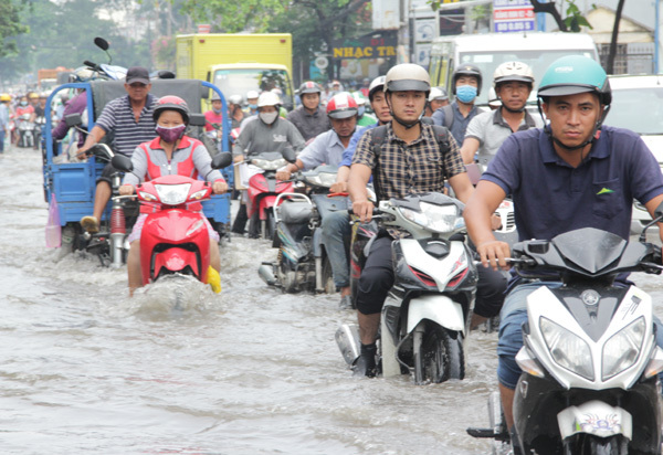 'Chống ngập ở TP.HCM đang rất nan giải, nhức nhối'