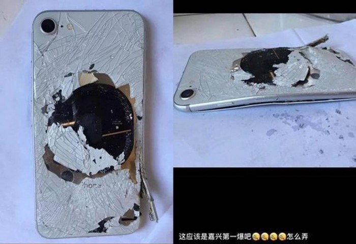iPhone 8 đầu tiên phát nổ do lỗi của pin