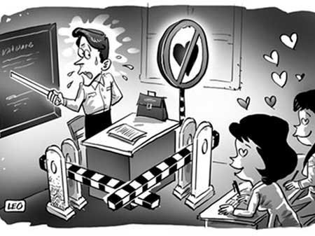 Sốc chuyện trò tỏ tình với thầy cô