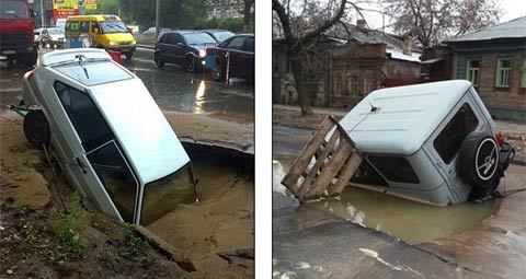 Kinh hoàng cảnh thành phố Nga bị 