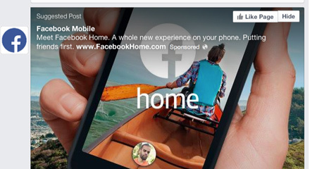 Những tính năng hot trên Facebook Home