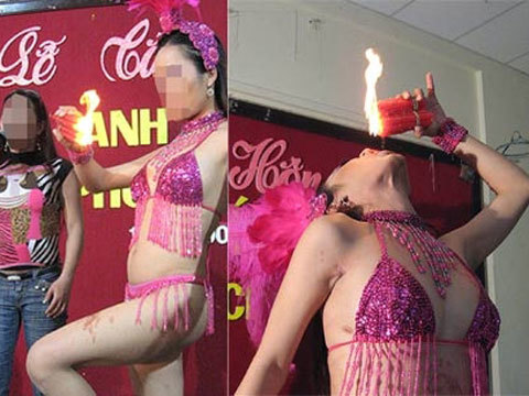 Chân dài nhảy nhót phản cảm trong đám cưới