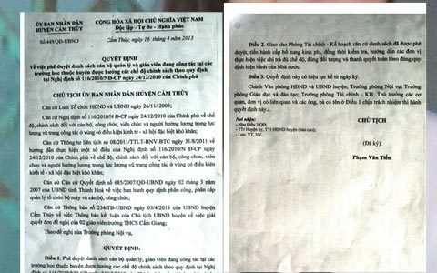 Vụ Nghị định thua lệ huyện: 11 giáo viên được xét chế độ