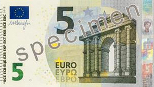 Nhận diện đồng 5 Euro lưu hành từ 2/5
