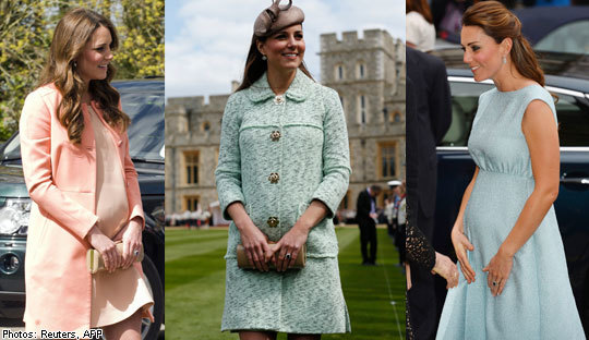 Ngắm thời trang bà bầu sành điệu của Kate Middleton