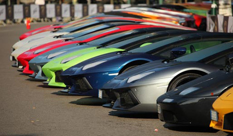 350 siêu xe Lamborghini cùng gặp mặt
