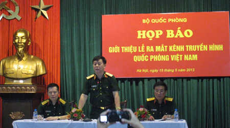 Ra mắt kênh truyền hình quốc phòng