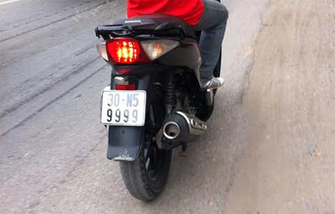 Những biển số xe máy siêu đẹp ở Hà Nội