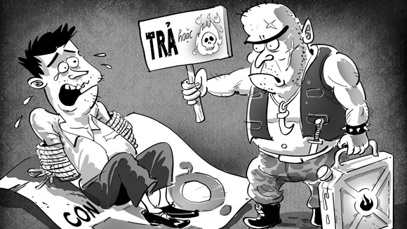 Công nghệ đòi nợ thuê của dân anh chị Sài Gòn