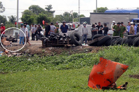 Nổ bình hơi máy bơm, bé trai chết thảm