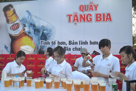 Náo nức ngày hội “gia đình” bia Sài Gòn