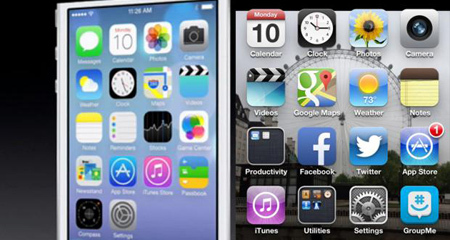 iOS 7 vừa ra mắt đã bị giới công nghệ 'ném đá'