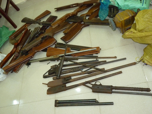 Sửng sốt phát hiện xưởng chế súng ở Hải Phòng