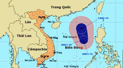 Thời sự trong ngày: Sắp bão trên biển Đông