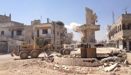 Hoang lạnh thị trấn ma ở Syria
