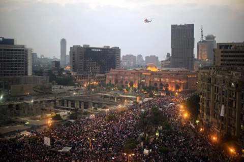 Đảo chính ở Ai Cập, Tổng thống bị lật đổ