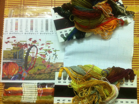 Nguy cơ nhiễm độc vì thêu tranh chữ thập