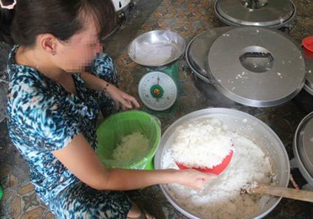 Hoảng hồn gạo ngâm bột trắng, cơm nở nhiều gấp đôi