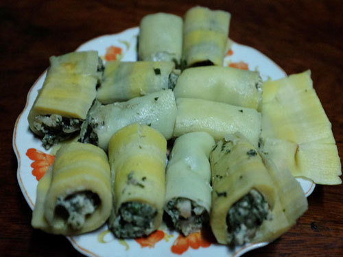 Món măng nhường của người Tày