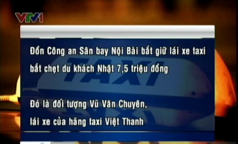 Bắt lái xe taxi chặt chém du khách Nhật 7,5 triệu đồng